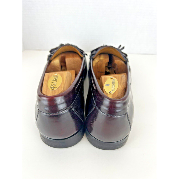 Cole Haan Mens Pinch Tassel Loafers US Size 10.5‎ D Burgundy Leather C02692